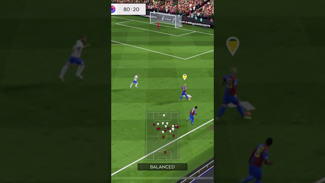 Tiki taka in dls live tier 1 ! Fast passes to annoy opponent #dlsgameplay #dls24 #dreamleague