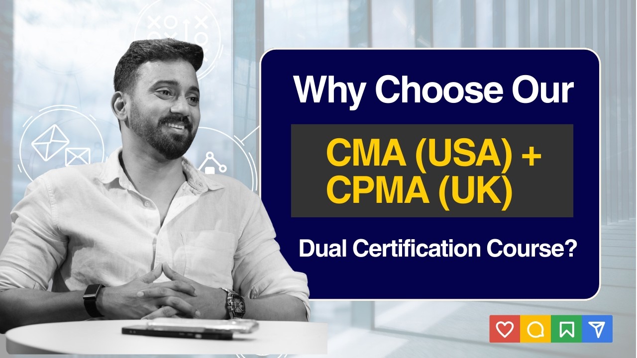 Why Choose Our CMA (USA) + CPMA (UK) Dual Certification Course? 🎙️