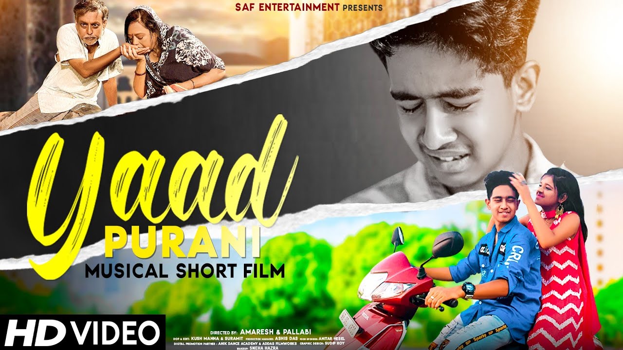 Yaad Purani | Hindi Sad Song | Musical Short Film | SAF Entertainment