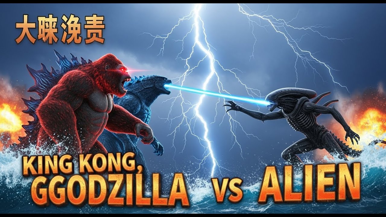 Godzilla and King Kong vs Aliens  The Final Battle for Earth Full HD