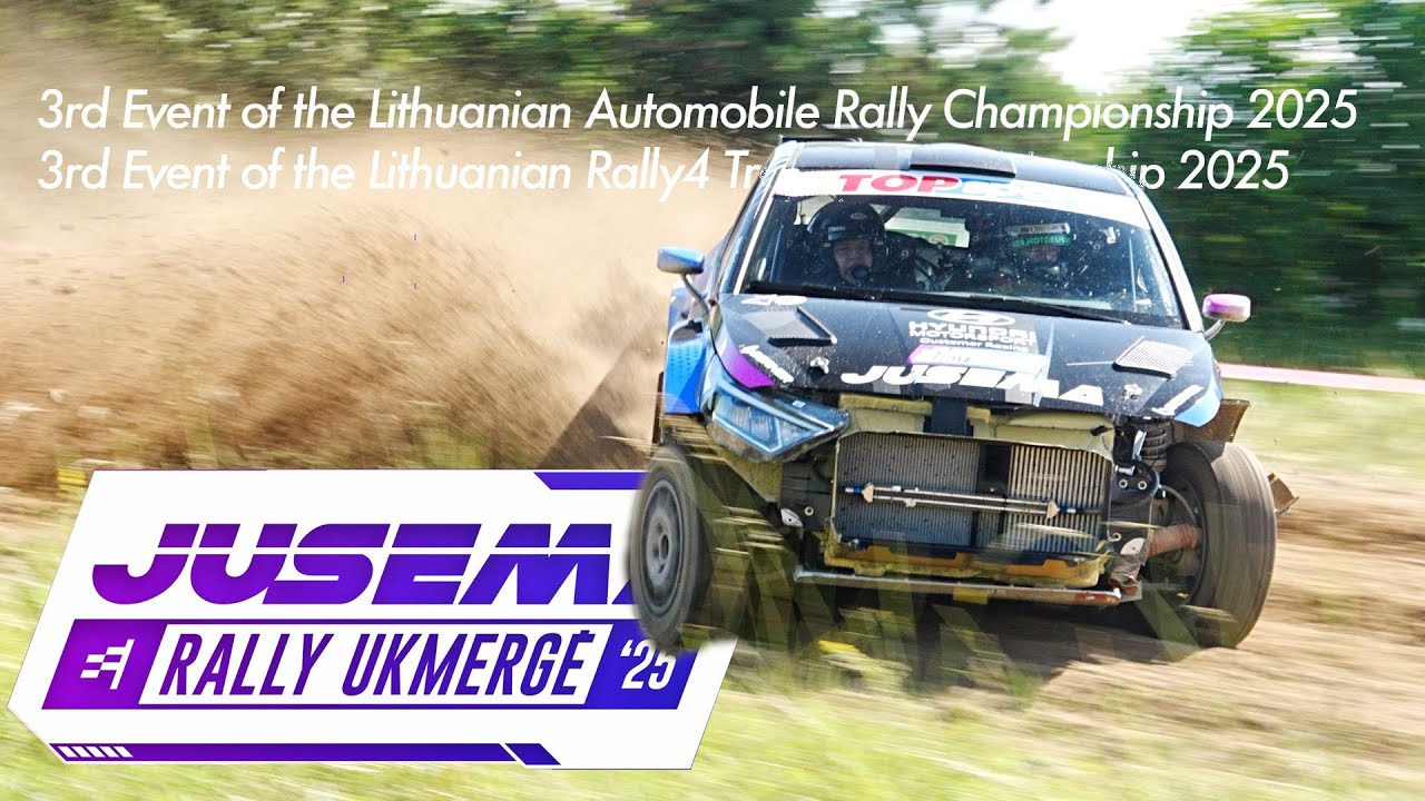 2025 Jusema rally Ukmergė | ASMR of rally
