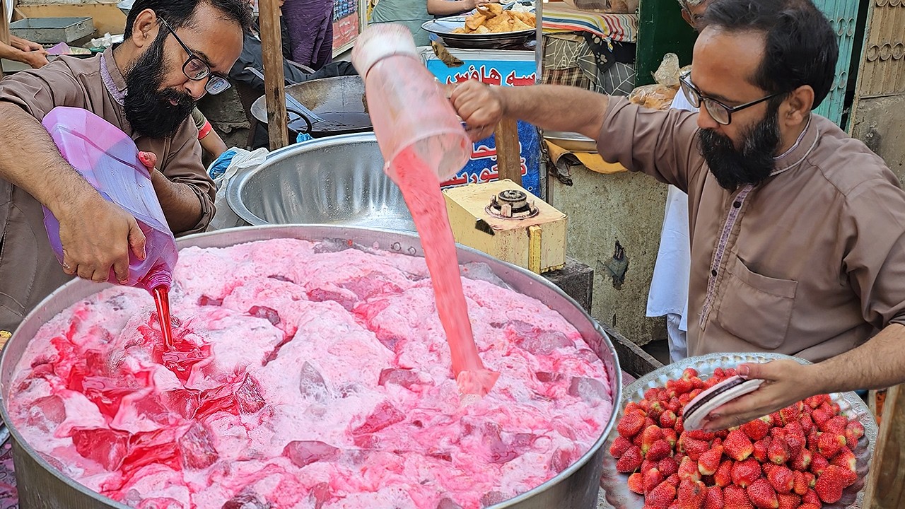 20+ SUMMER DRINK VIDEO COLLECTION | PAKISTANI STREET FOOD in KARACHI