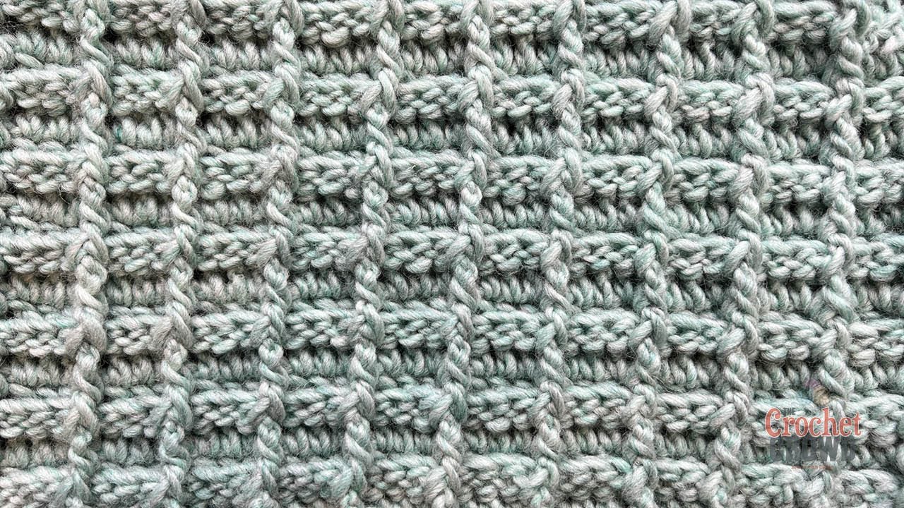 Crochet Waffle Stitch