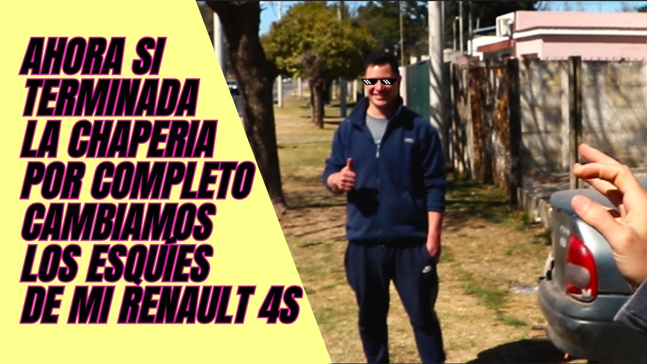 46. Cambio los esquíes de mi Renault 4s del 73 y seguimos con la masilla
