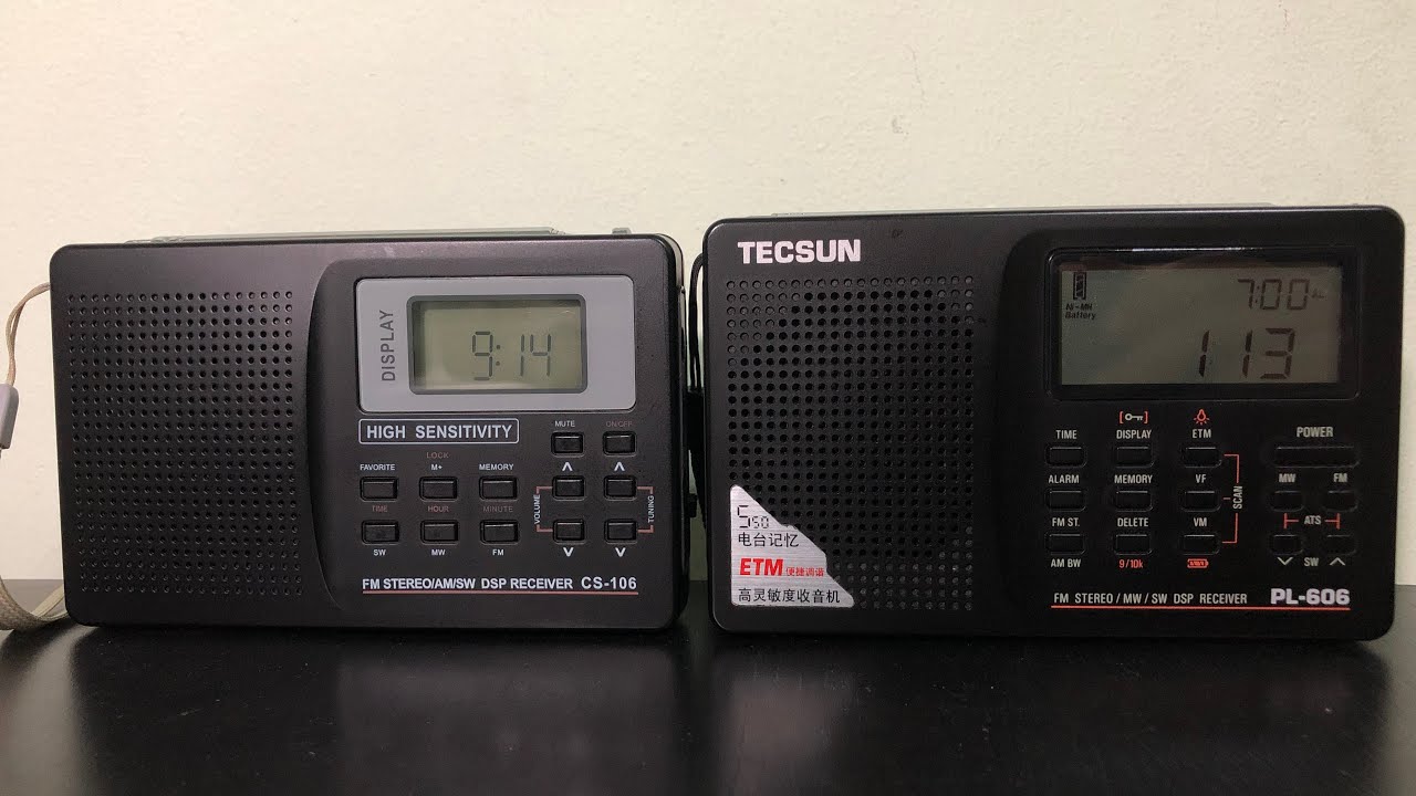 2 fact may justify why Tecsun PL-606 is expensive than CS-106/Retekess V111/Tivdio V-111