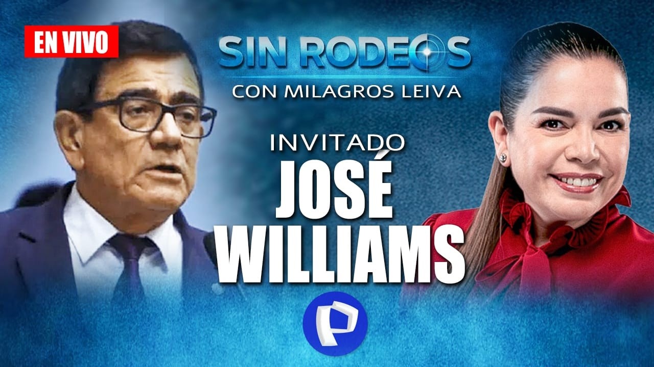 SIN RODEOS EN VIVO | JOSÉ WILLIAMS EN ENTREVISTA EXCLUSIVA CON MILAGROS LEIVA