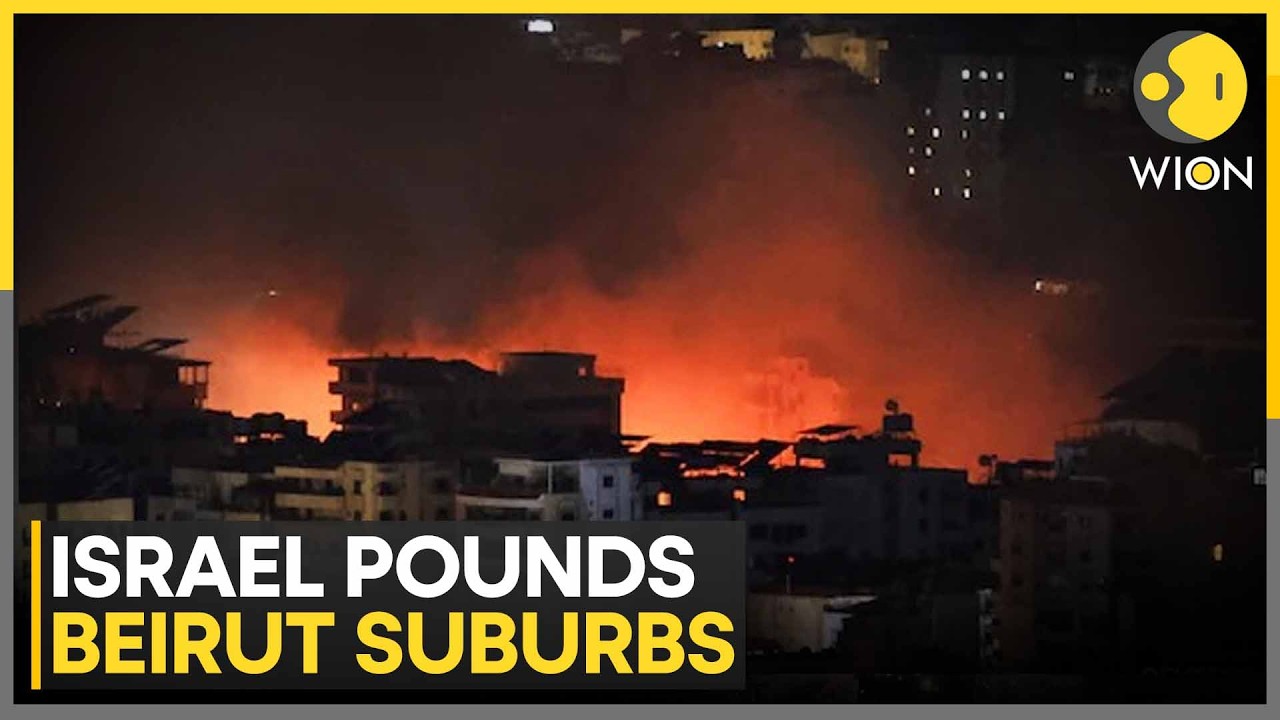 Iran-US War: Israel Pounds Beirut Suburbs As Iran War Expands Into Lebanon | WION