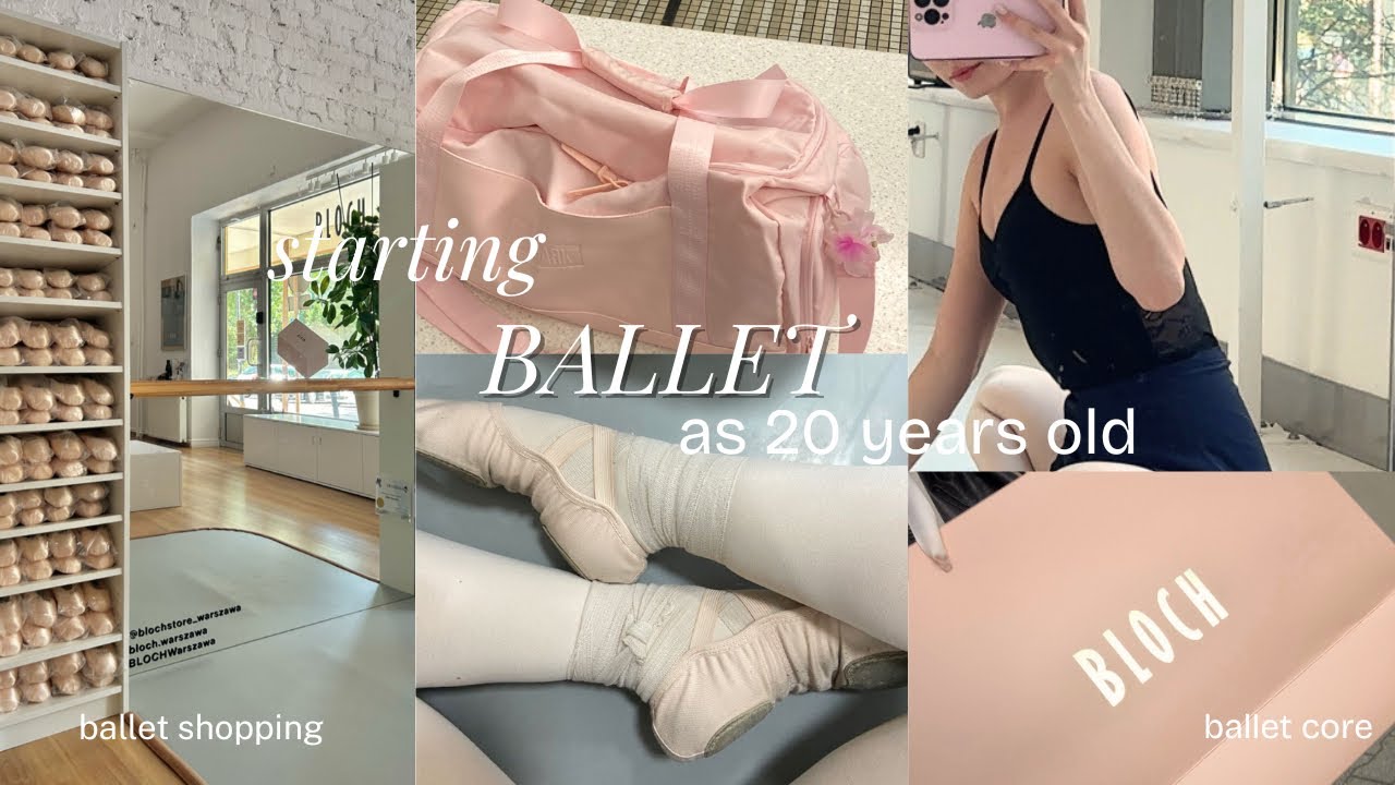 starting ballet at 20 years old!🩰shopping at BLOCH  |ballet diaries