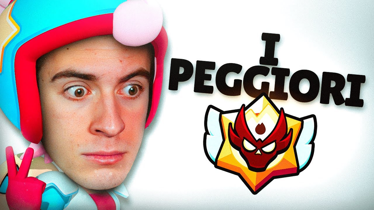 GIOCO CON I PEGGIORI BRAWLER DI BRAWL STARS E...