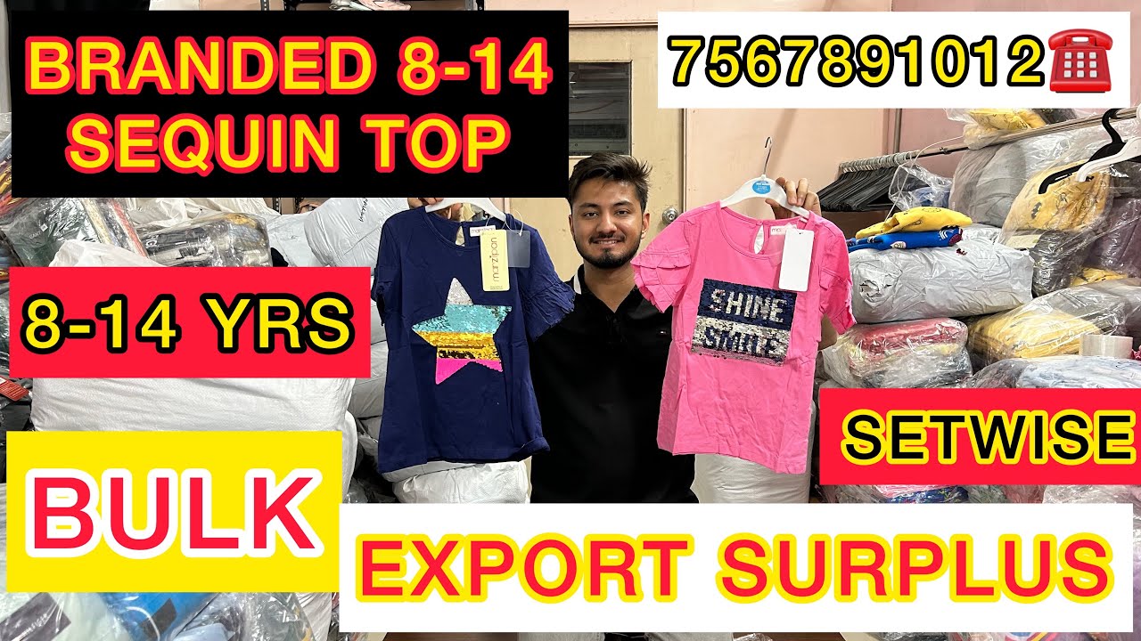 Branded Cheapest Export surplus Garments | Kids Export surplus | Kids wear wholesale | 