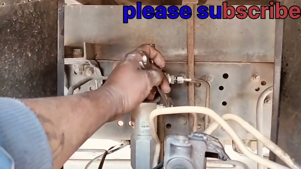 Tata 407 starting breakdown starting problem#cng #automobile 