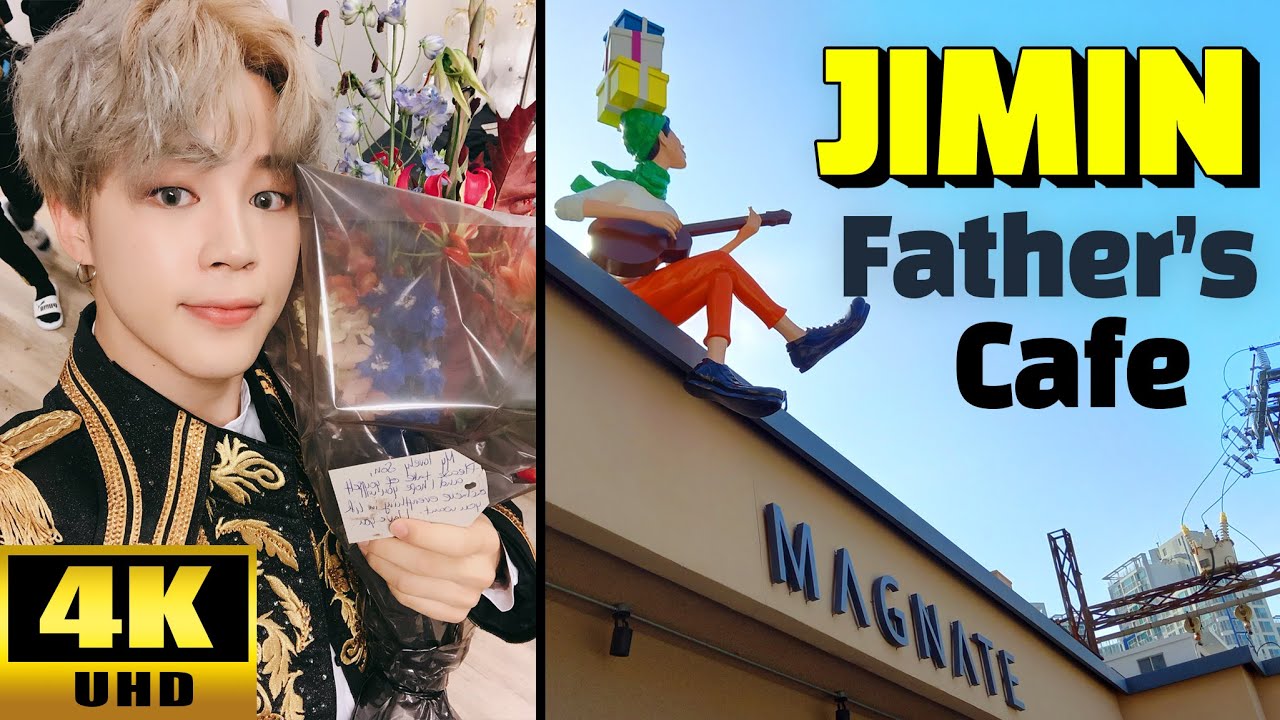 [BTS Busan]💜Jimin's father's cafe - MAGNATE - How to get there - Korea Walk Tour 4K