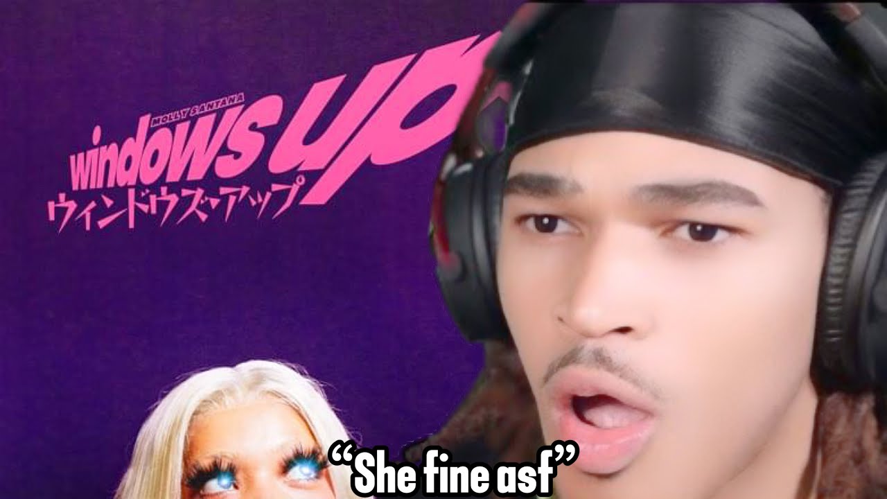 Plaqueboymax reacts to Molly Santana - Windows Up