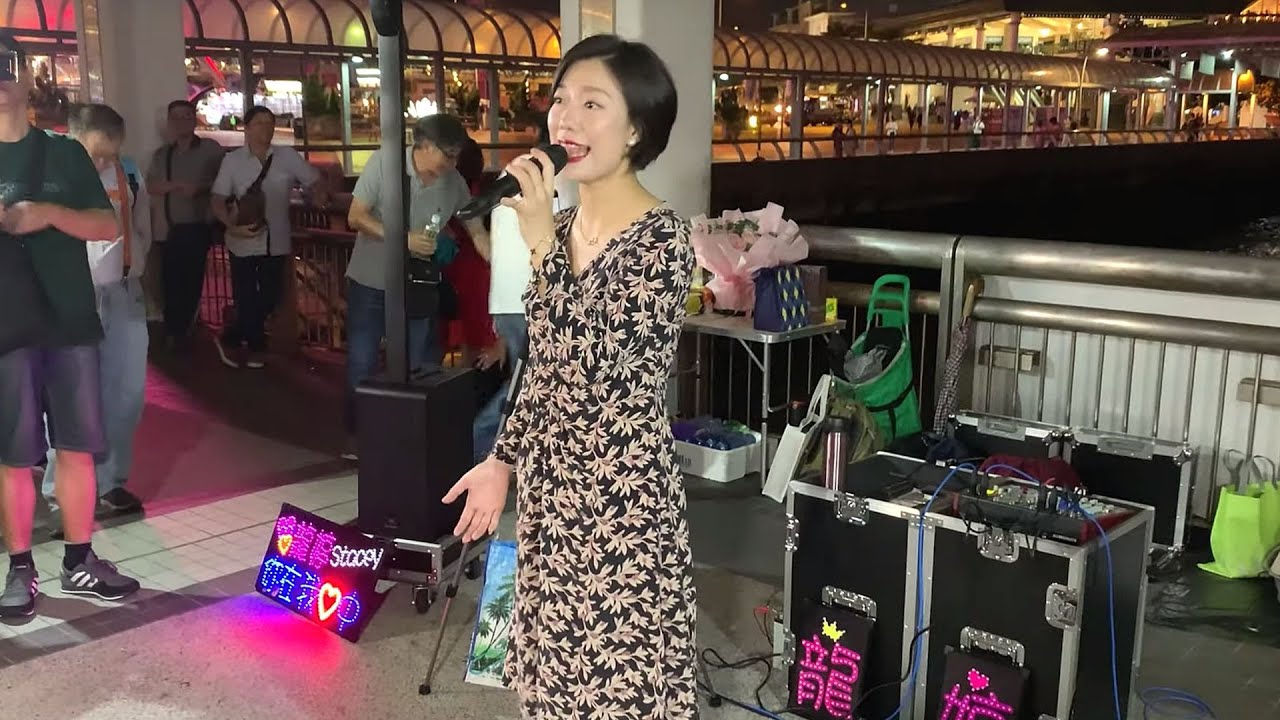 2019.05.31 中環10號碼頭街演 - 開場第1節-part1 (問, 哭砂, 值得), 香港旺角小龙女龙婷