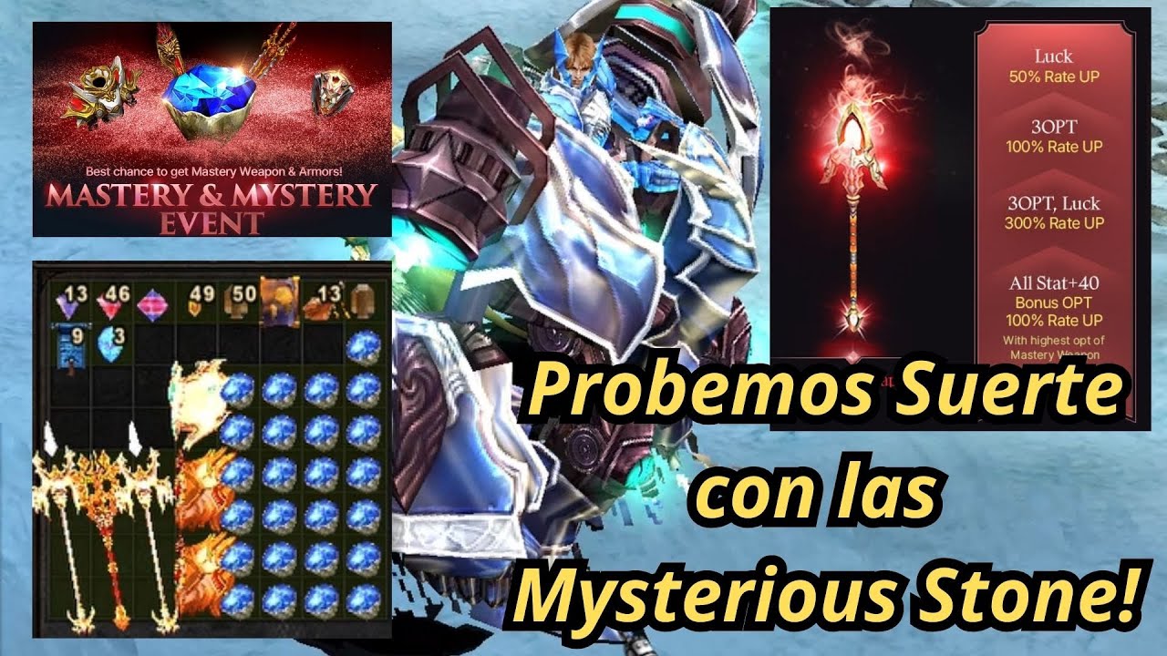 Mu Online: Mastery And Mystery Event! Probemos suerte con las Mysterious Stone!