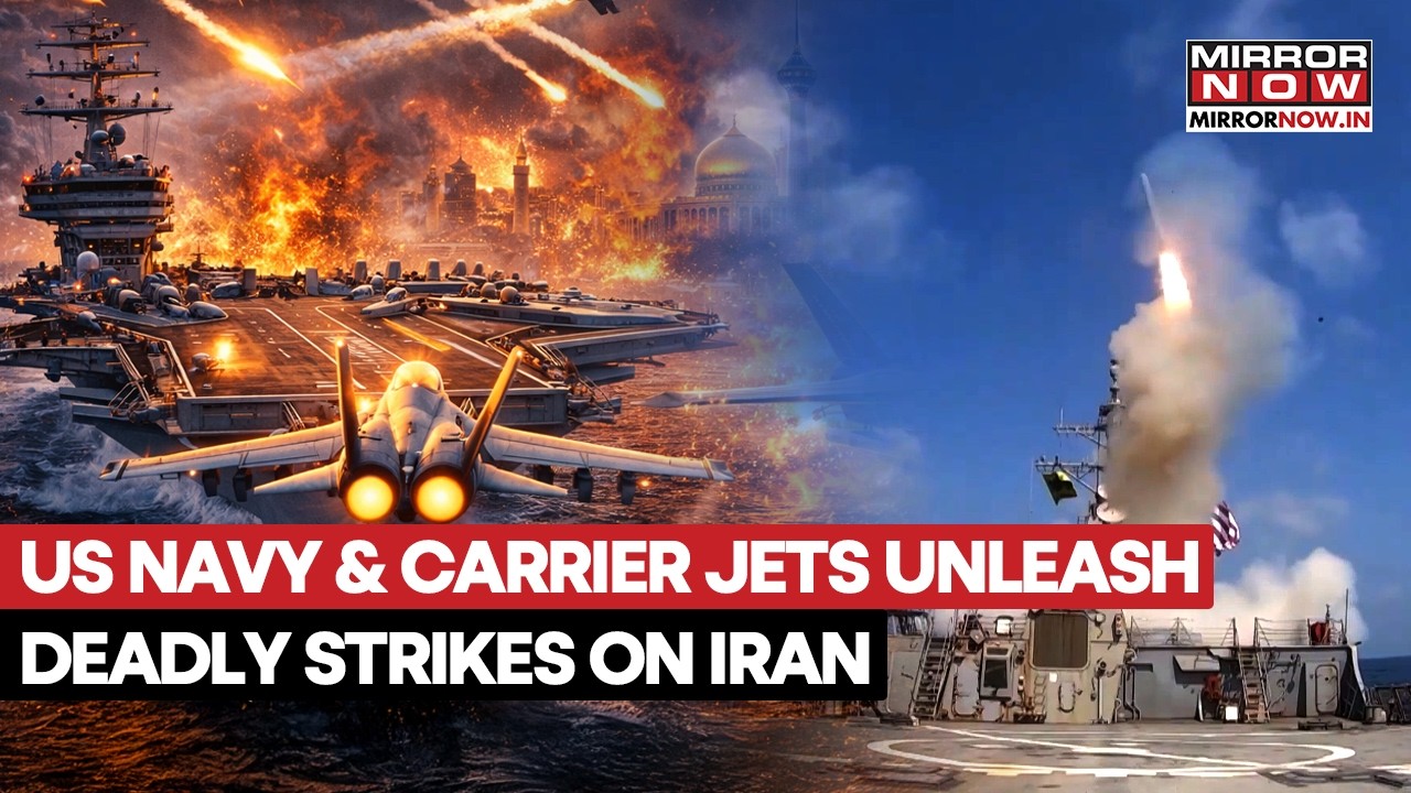 US Navy And Carrier Jets Unleash Deadly Strikes On Iran After Trump Announces Khamenei's Death
