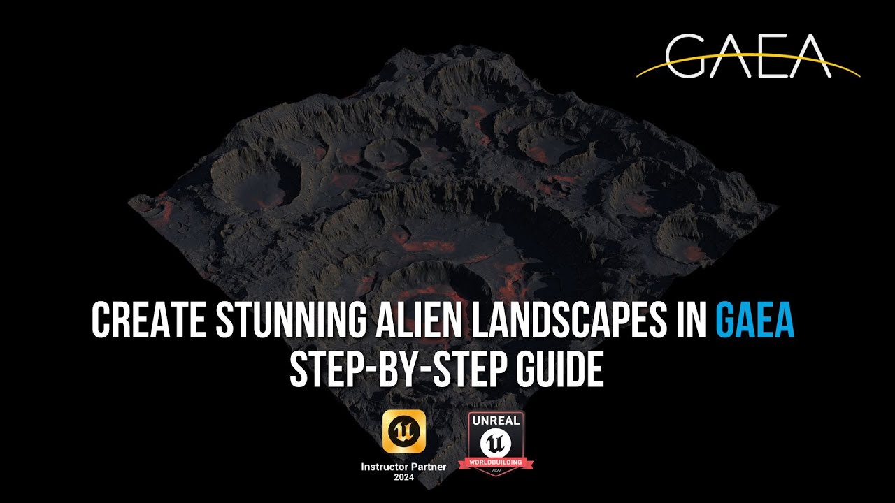 Create Stunning Alien Landscapes in Gaea: Step-by-Step Guide #unrealengine #gamedev #cgcircuit