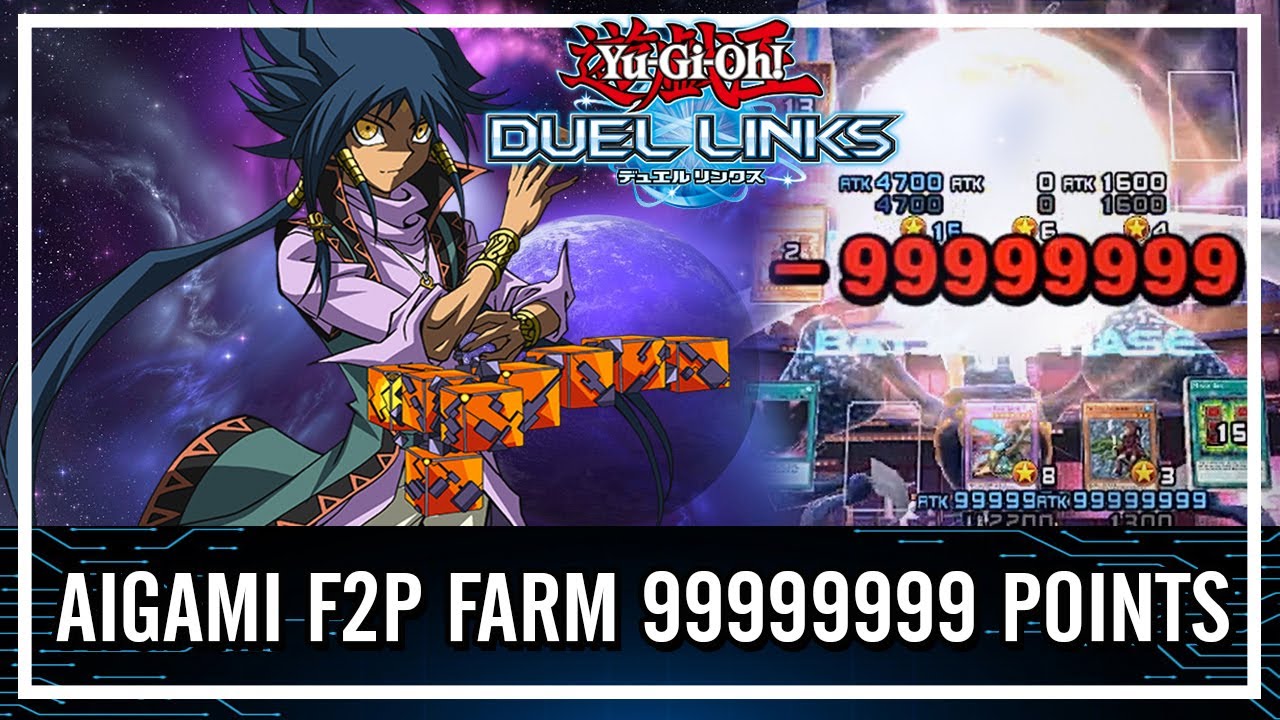 How to Farm Aigami F2P with 99,999,999 Damage!? [Yu-Gi-Oh! Duel Links]