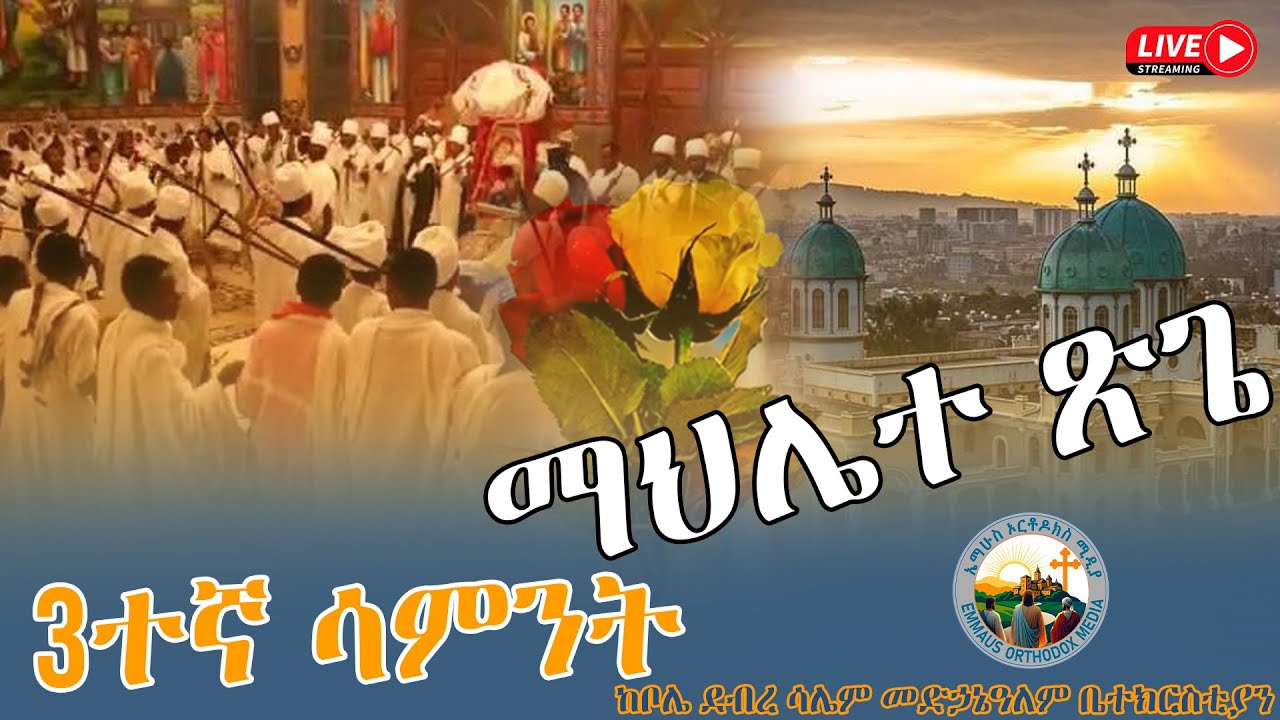 ማህሌተ ጽጌ 3 ተኛ ሳምንት ከቦሌ ደብረ ሳሌም መድኃኔዓለም ቤተክርስቲያን
