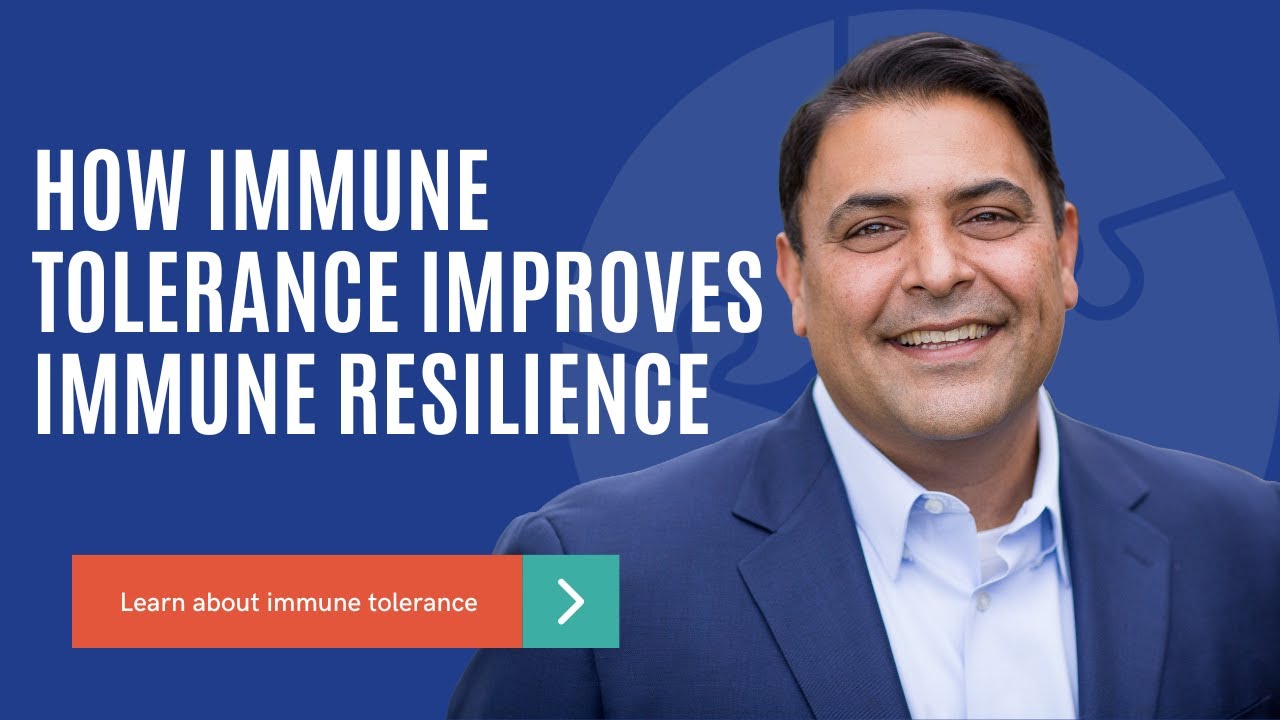 How immune tolerance improves immune resilience