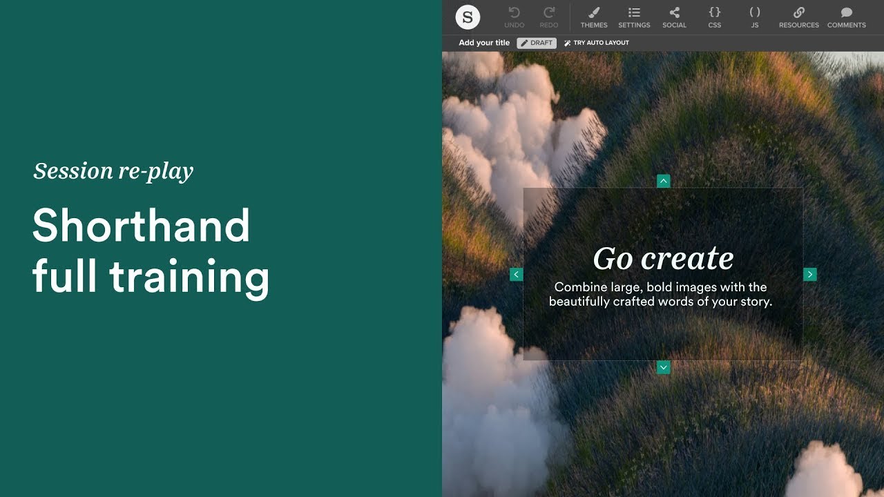 Shorthand full training: learn digital storytelling in one session (July 2025)