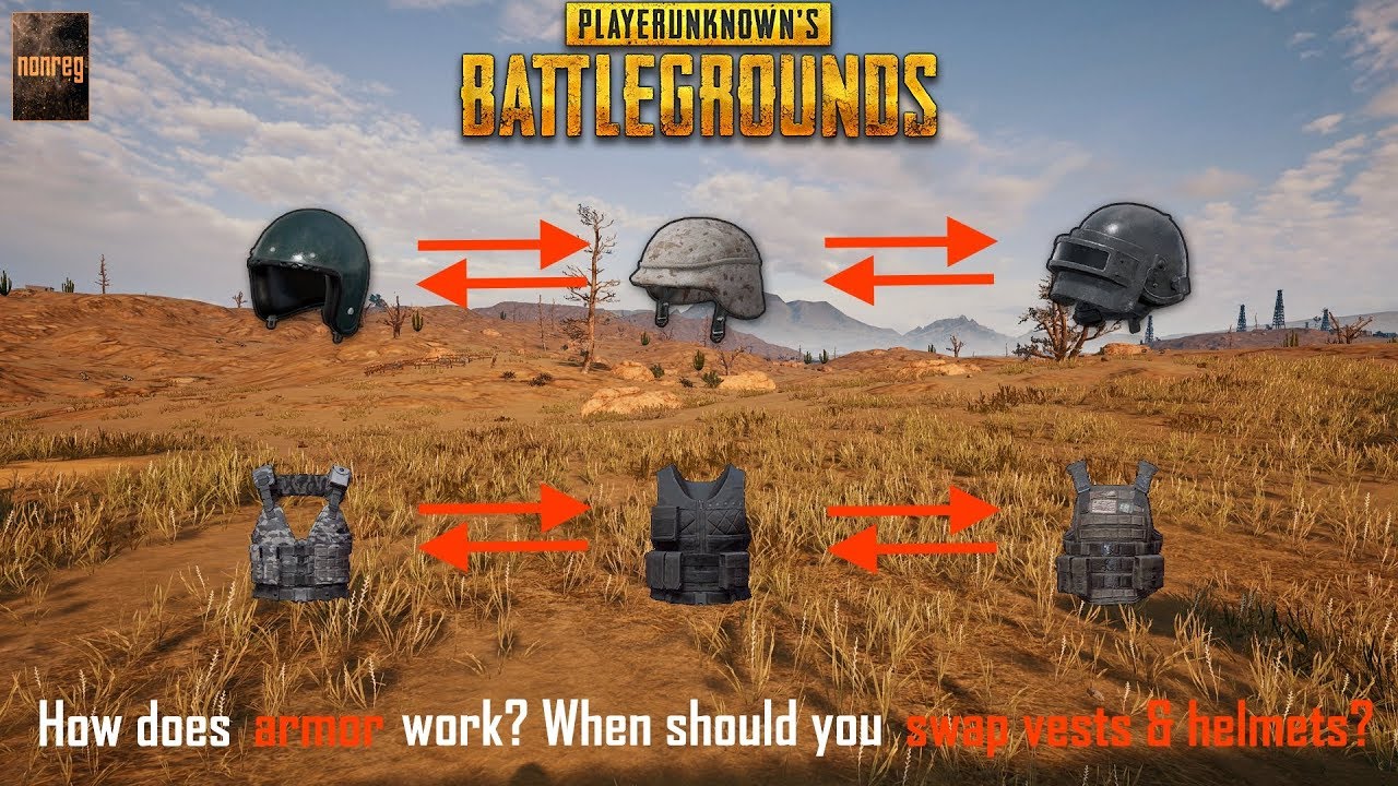PUBG: Armor Guide - How does armor work? When should you swap vests & helmets? Full armor breakdown!