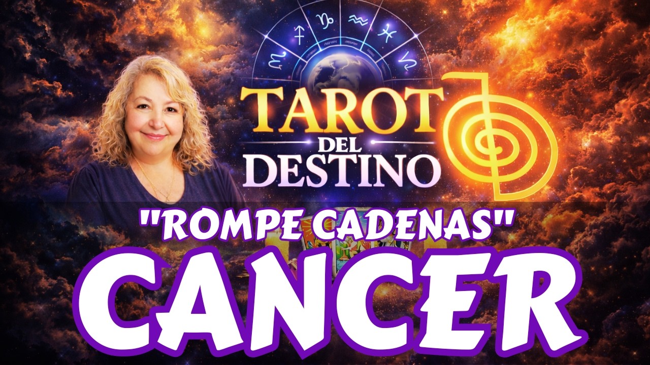 CÁNCER ♋ LA SUERTE ESTÁ CONTIGO… ROMPE CADENAS YA | Tarot del Destino #cancer