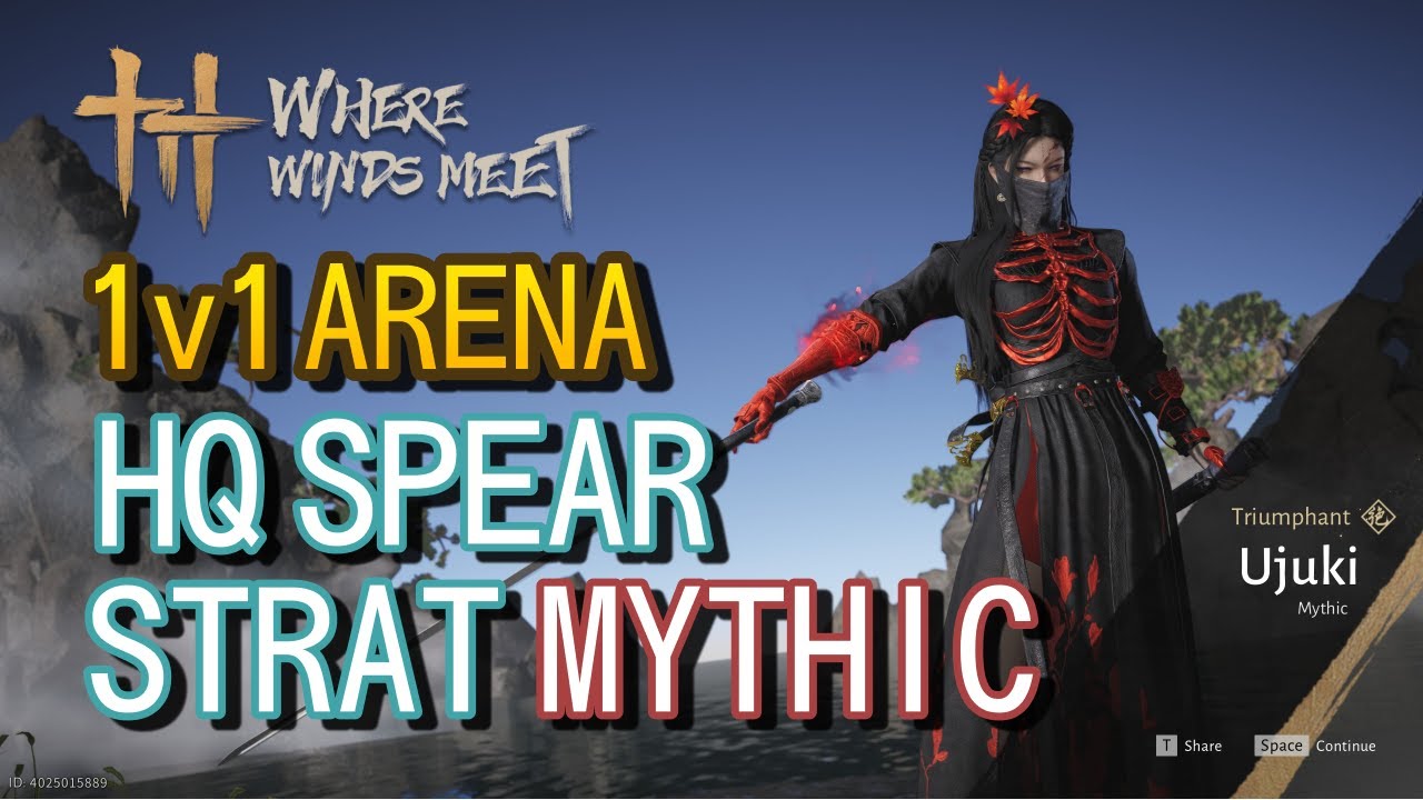 Mythic Rank 1v1 Arena Highlights – Strategic Sword & Spear | Where Winds Meet