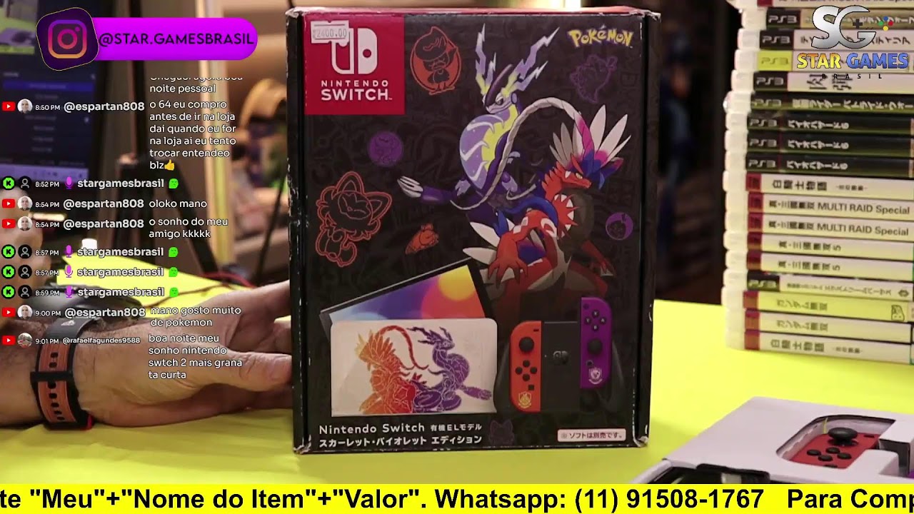 Live de vendas 257 - Star Games Brasil