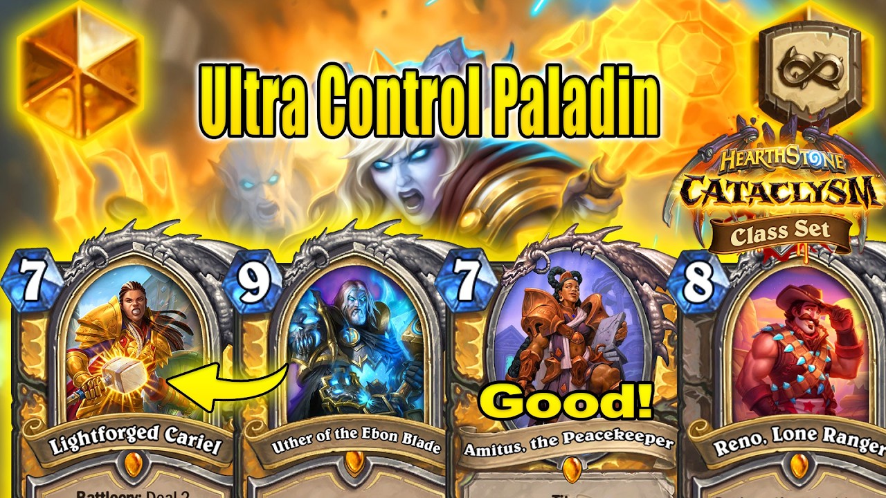 Ultra Control Paladin is Here To Be The Best Metabreaker Deck! CATACLYSM Class Set | Hearthstone