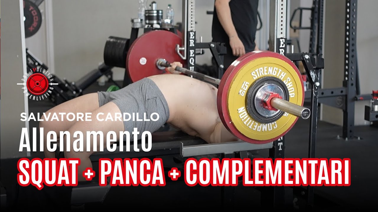 SQUAT E PANCA 6X6 A 162,5kg - SALVATORE CARDILLO