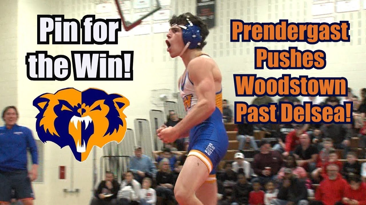 Woodstown 36 Delsea 31 | Tri-County Conference Wrestling | Lucas Prendergast Pins to Win