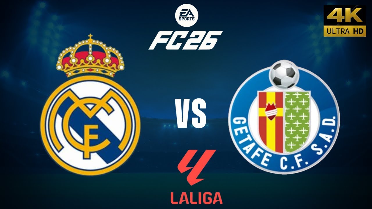 FC 26 - Real Madrid vs Getafe - LaLiga 25/26 Full Match - PC [4K60]