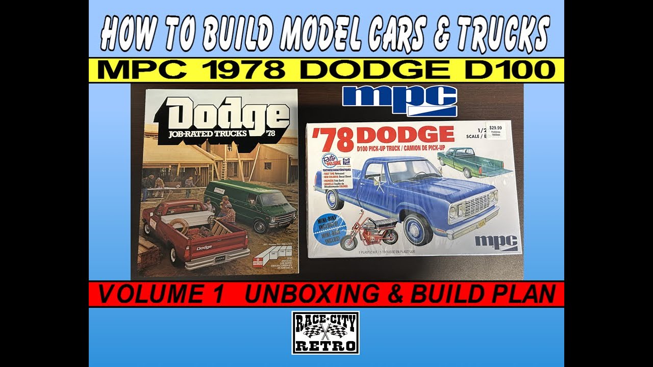 HOW TO BUILD MODEL CARS & TRUCKS DODGE D100 VOL 1