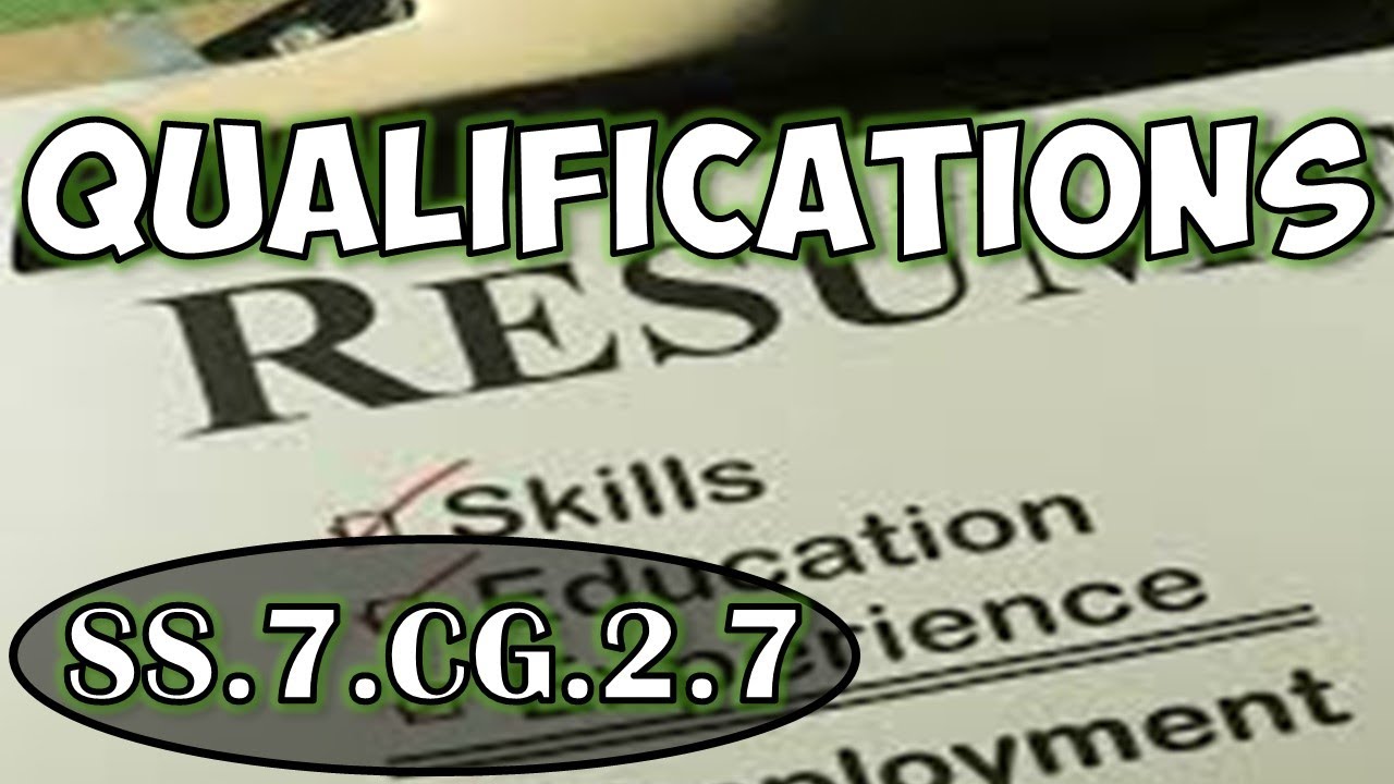 SS.7.CG.2.7 - Identify the constitutional qualifications required to hold state and national office.