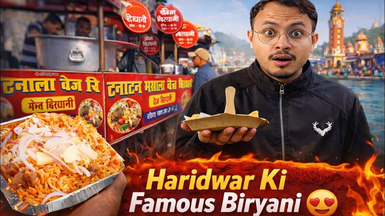 Haridwar Famous Veg Biryani 😍 | Best Street Food in Haridwar
