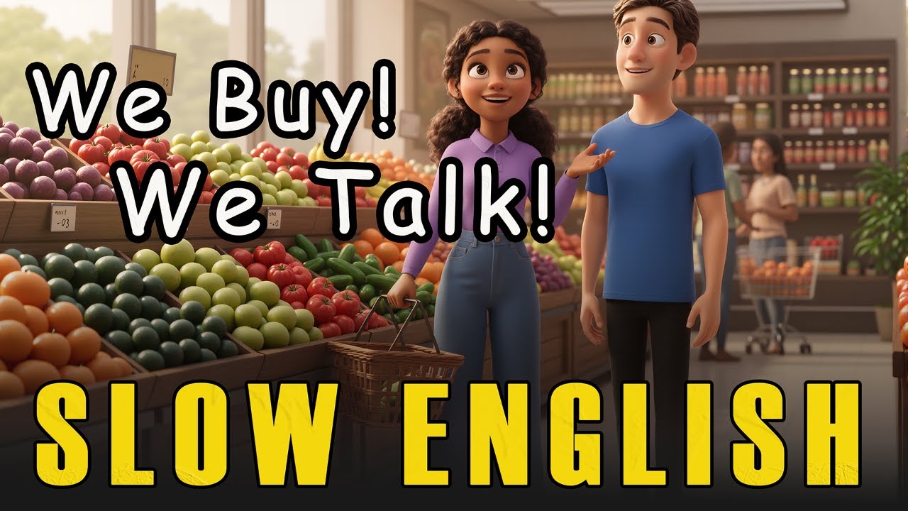 Simple Conversation in the Supermarket 🛒 | Easy Daily English for Beginners | Learn English Shopping