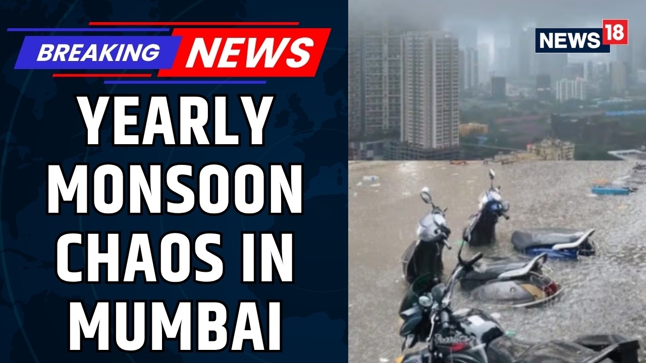 Heavy Rains Batter Mumbai, Pune; Landslide Shuts Missing Link, Traffic And Trains Hit | News18