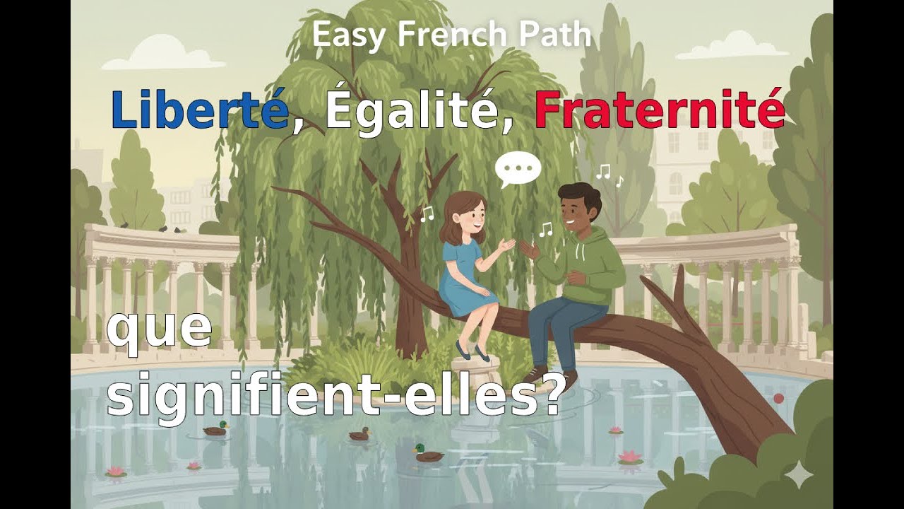 Liberté, Égalité, Fraternité : Le VRAI Sens de la Devise Française | Podcast |  Learn French (B1)