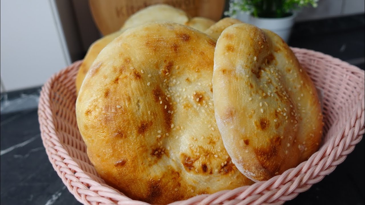 Einfache fluffige Dönerbrot  selber backen 🧑‍🍳 