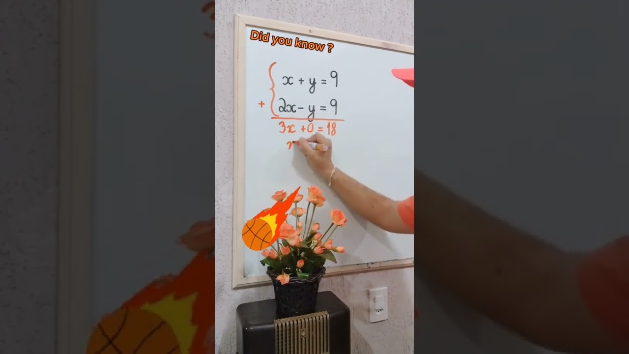 Sistema de EQUA&Ccedil;&Otilde;ES LINEARES: Aprenda a resolver com o Mr Bean da Matem&aacute;tica 👨🏻&zwj;🏫❤️