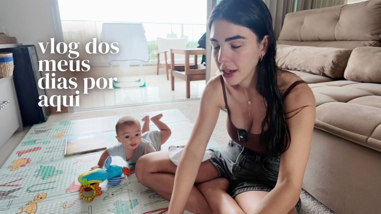 dia a dia com bebê de 5 meses, papo sobre ganho de peso e fazendo o que dá na rotina