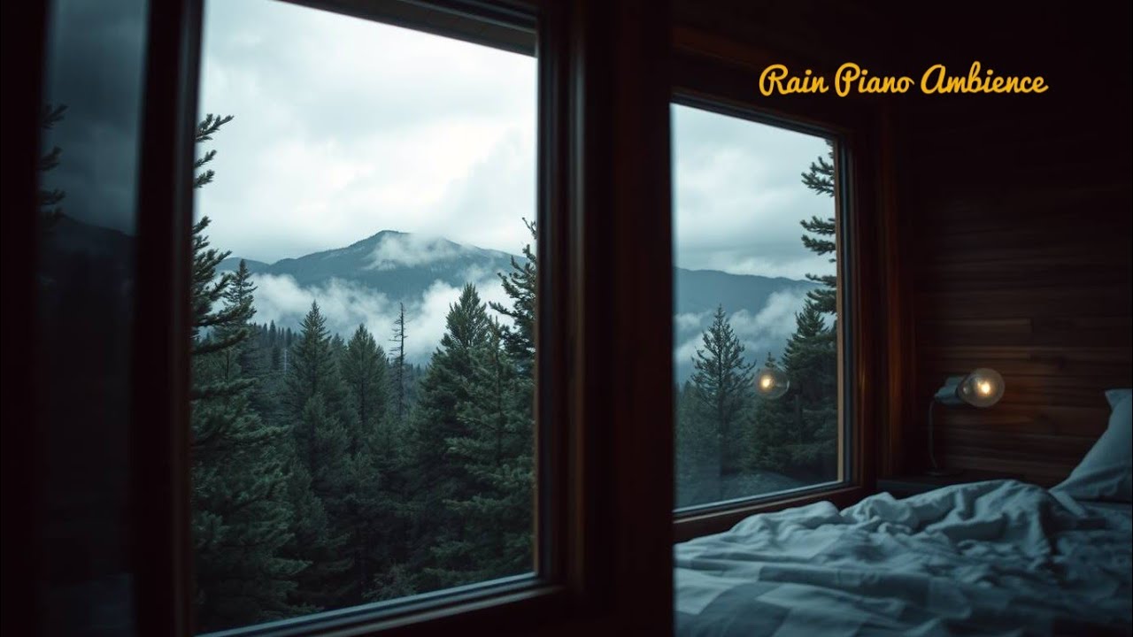 Late Night Rain & Slow Piano 🌙 Deep Comfort for a Tired Heart