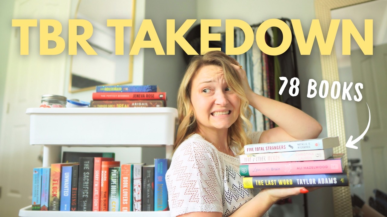 I have almost 80 unread books... let's fix that! | TBR TAKEDOWN ep 1