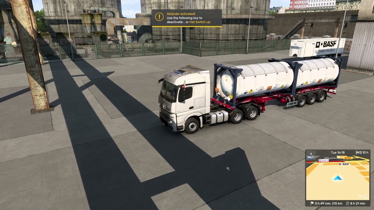 Hazardous Cargo! ⚠️ Mercedes Actros | Strasbourg to Stuttgart | Fluorine | ETS2 Realistic Driving