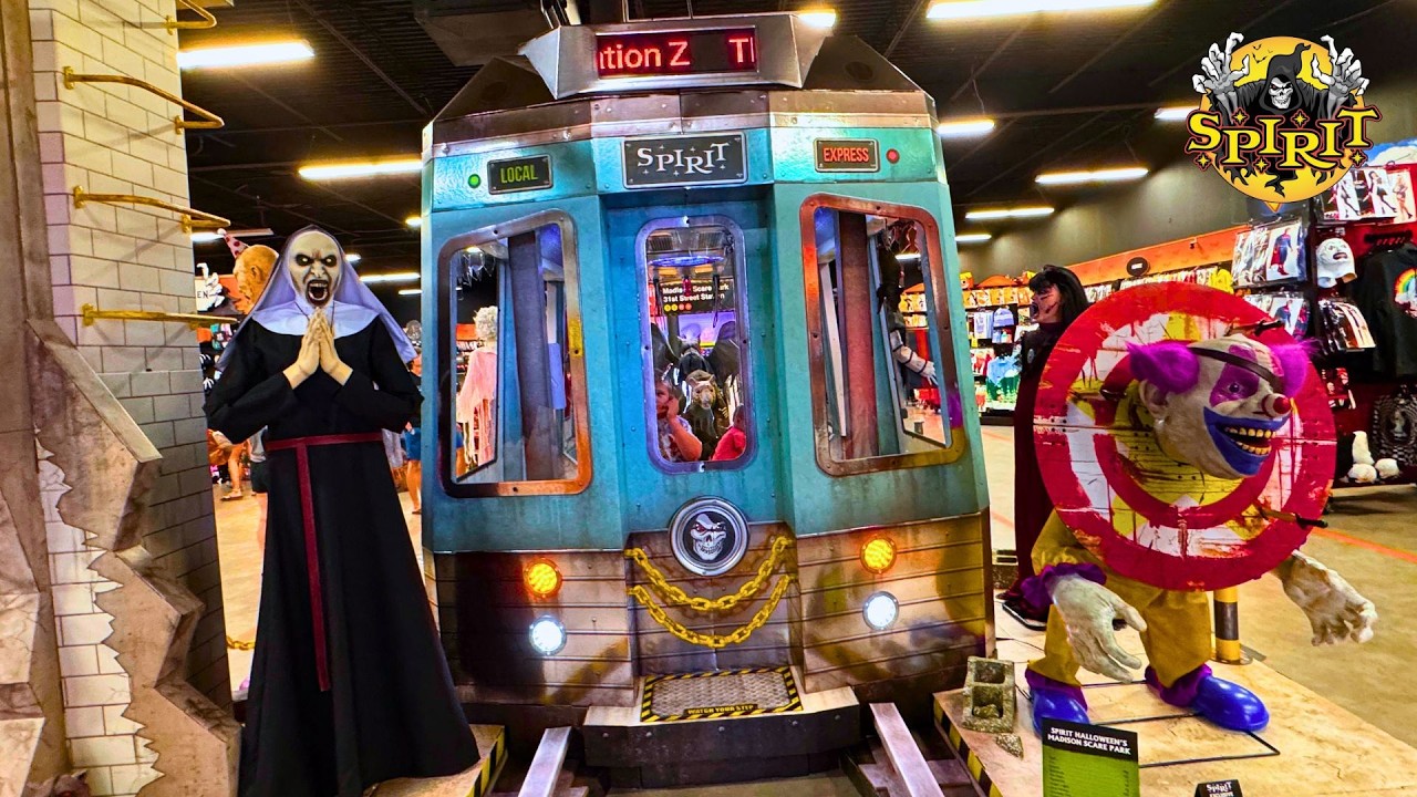 Spirit Halloween 2025 NEW Animatronics Tour & Demo – First Look!