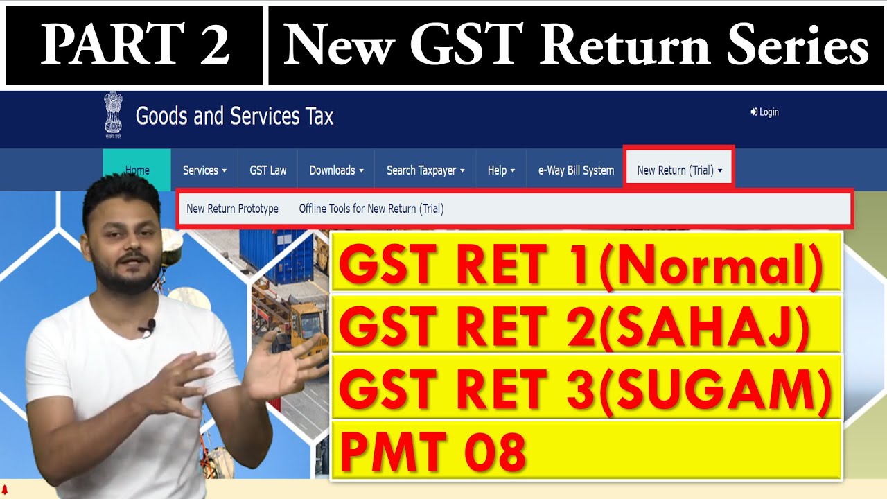 GST RET 1 | GST RET 2 (SAHAJ) | GST RET 3 (SUGAM) | Choose Correct GST Return | Part 2