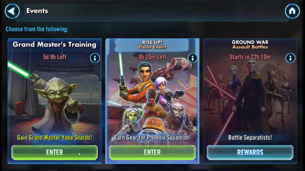 Grand Master Yoda - Grand Master's Training - całe wydarzenie odblokowujące