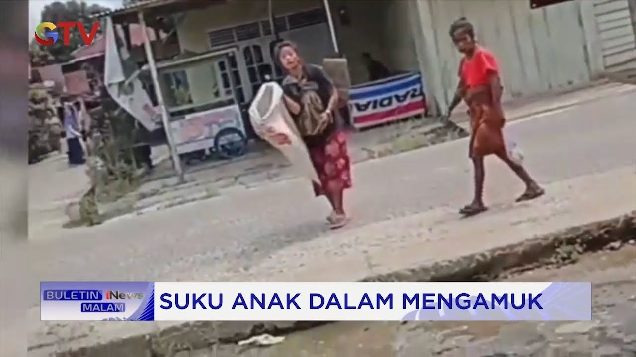 Tak Terima Dituding Curi Besi, Suku Anak Dalam di Jambi Mengamuk ke Warga #BuletiniNewsMalam 10/01