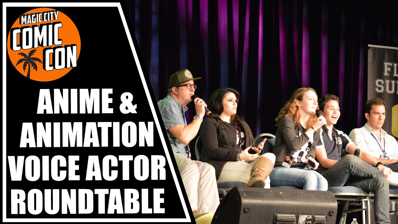 Anime and Animation Voice Actor Roundtable at Magic City Comic Con 2015